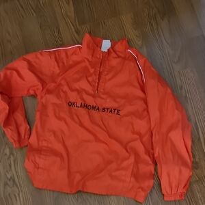 Oklahoma State Orange Pullover Jacket